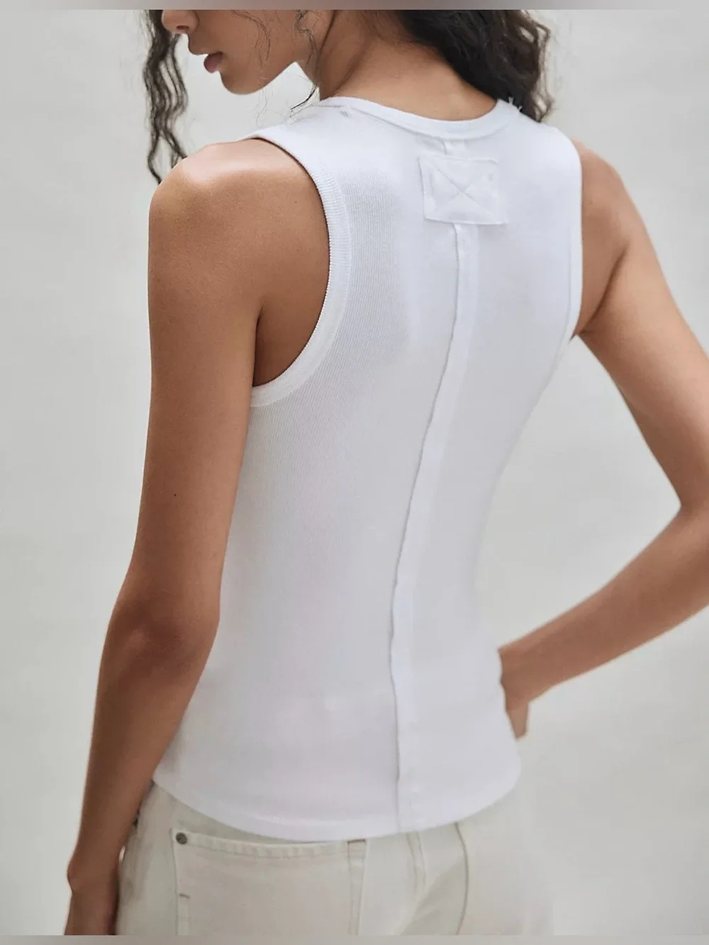 NWOT Free People We The Free Neria Tank - ivory white - small